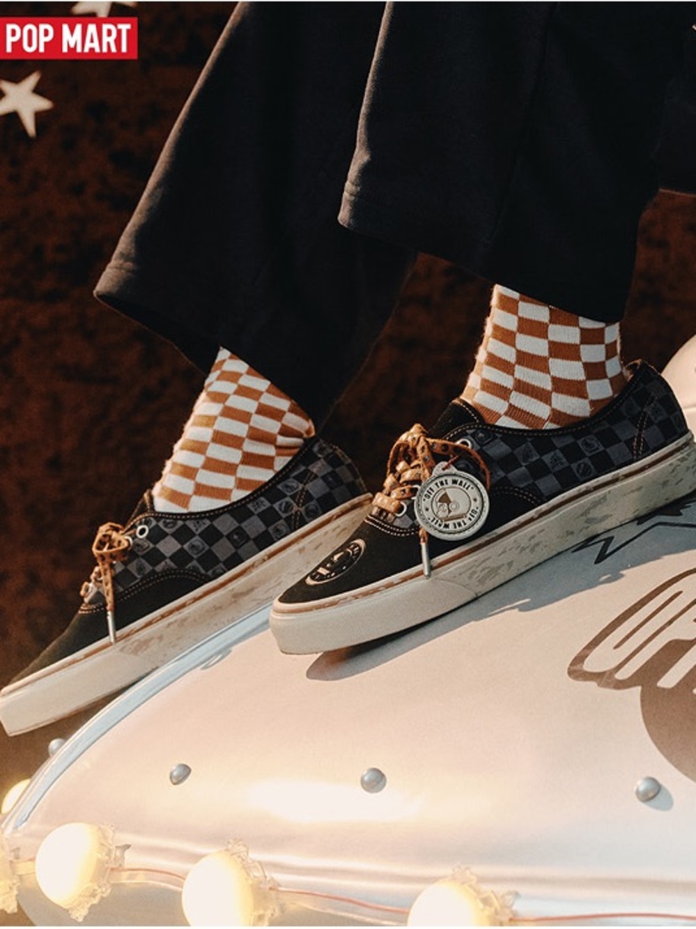NWT Vans Authentic x Space Molly Limited Edition Black/Gray Check Canvas M5 W6.5 - Picture 1 of 16